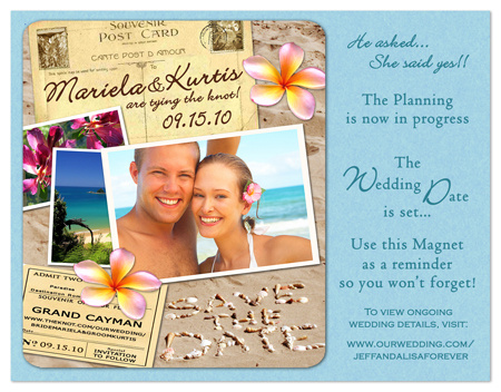 Attachment Card for Rectangular  Magnet